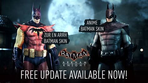Batman Arkham Knight Bonus Skins Update Dc Games