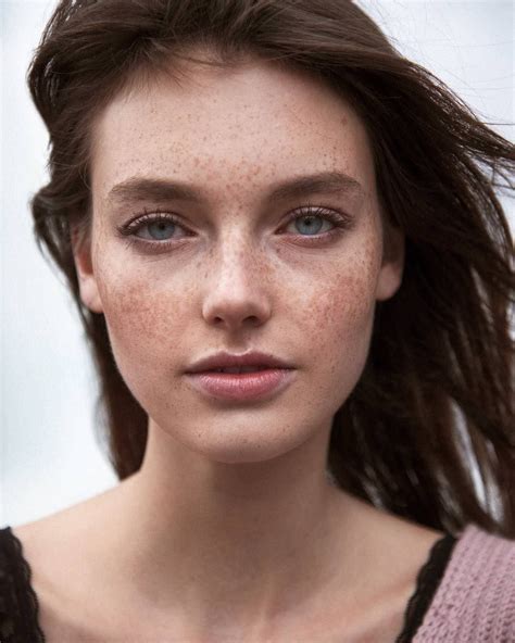 Céline Bethmann Beautiful Freckles Most Beautiful Faces Women With