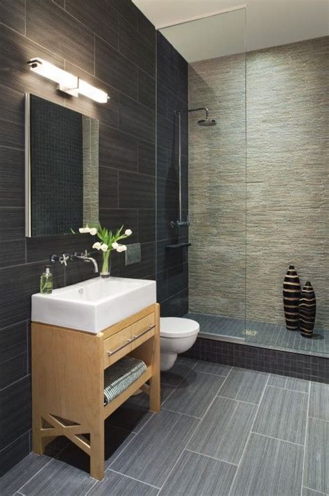 40 Dark Gray Bathroom Tile Ideas And Pictures 2022