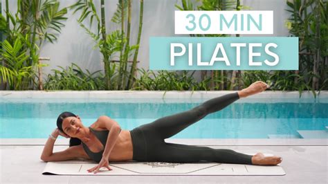 Min Full Body Workout At Home Pilates No Equipment Youtube
