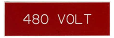 Order your new electrical panel label direct from safetysign.com. Control & Electrical Panel Labels - Carolina Design ...