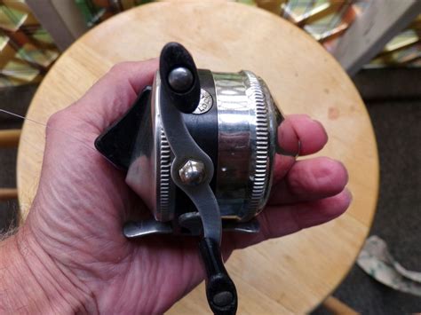 Vintage Early Zebco 33 Spin Cast Fishing Reel 1954 Zebco Etsy Man