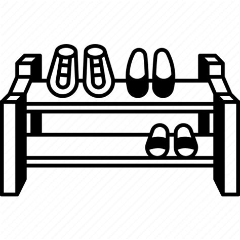 Shoe Rack Shelf Furniture Footwear Icon Download On Iconfinder