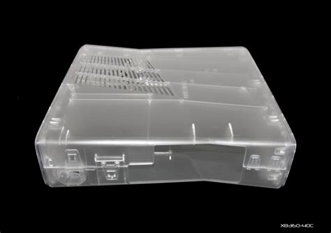 Clear Deluxe Full Console Shell Modding Kit For Xbox 360 Slim Console