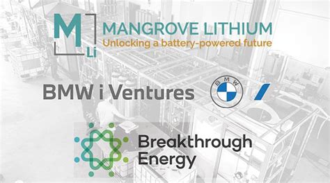 Mangrove Lithium Receives Lead Investment From Bmw I Ventures Clean