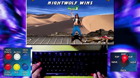 Ultimate Mortal Kombat Nightwolf Gameplay Very Hard Youtube