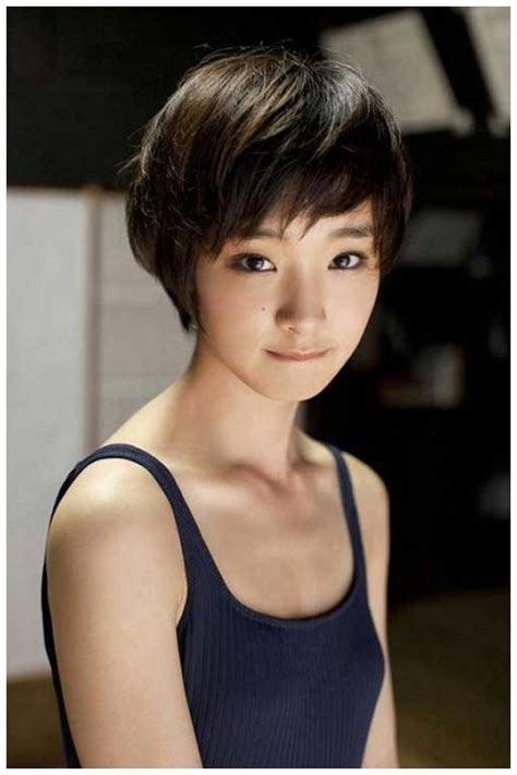 2021 Popular Pixie Haircuts For Asian Round Face Japanese Hairstyle Short Hair Styles Short