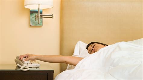 The hotel wake-up call gets personal