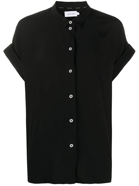 Calvin Klein Short Sleeve Button Down Shirt Farfetch