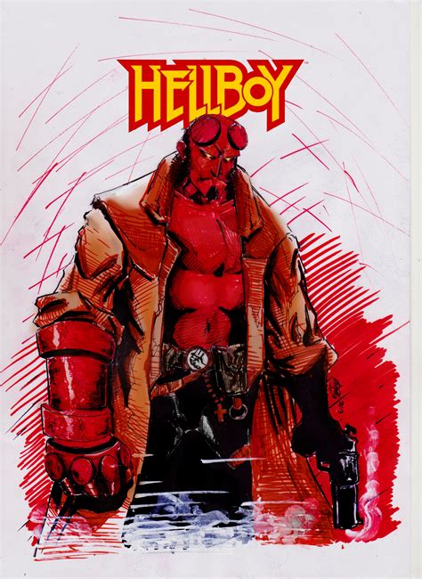Hellboy 2013 First Sketch By Anonymous1310 On Deviantart