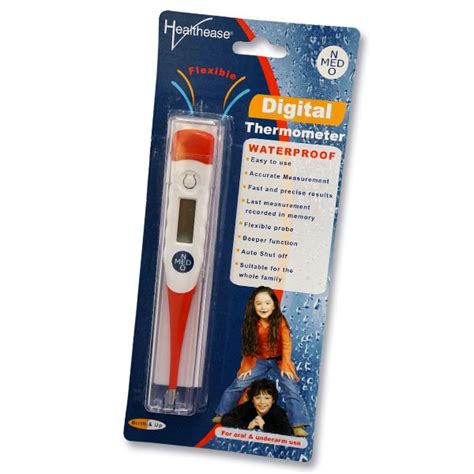 Digital Waterproof Thermometer Flexible Tip Neomed