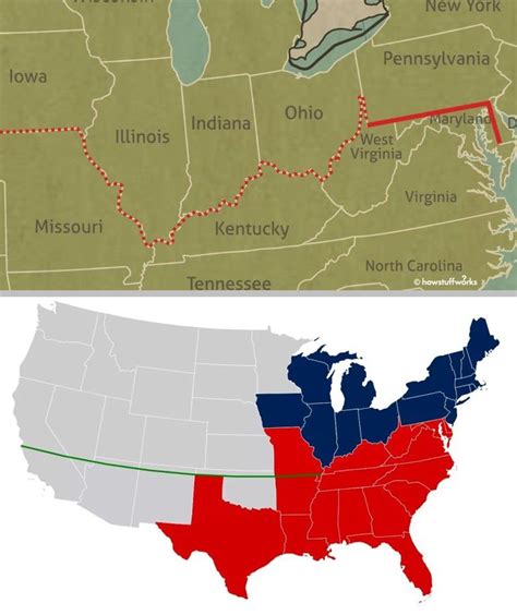 How The Mason Dixon Line Became The Divider Between The North And The