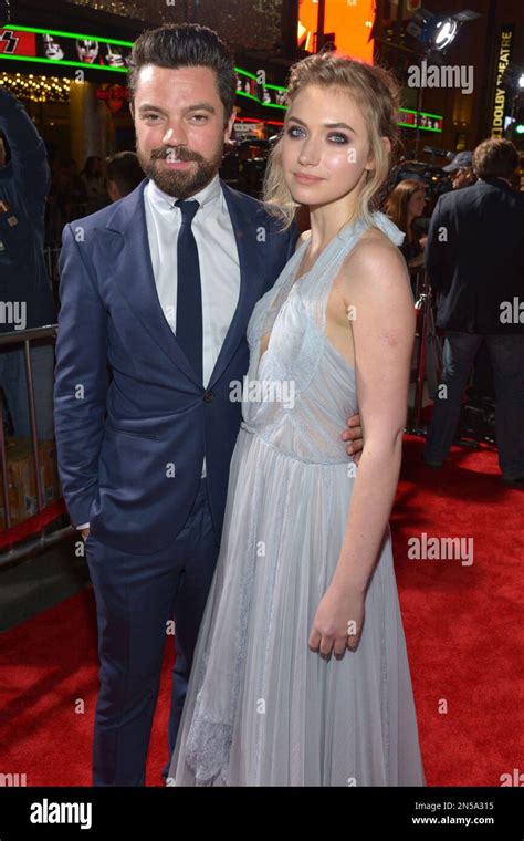 Dominic Cooper Left And Imogen Poots Arrive At The US Premiere Of Need For Speed On