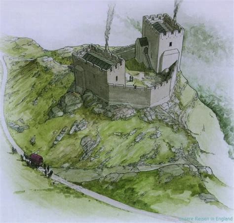 Dolwyddelan Castle A Reconstruction Of Dolwyddelan Castle As It May