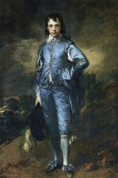 The Blue Boy Portrait Of The Jonathan Buttall 1770 Thomas