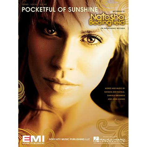 Pocketful Of Sunshine Natasha Bedingfield Piano Vocal Sheet Music
