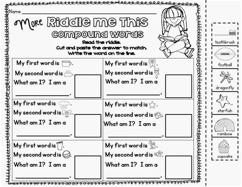 Check spelling or type a new query. Riddle compound words | Compound words, Math riddles, Verb worksheets