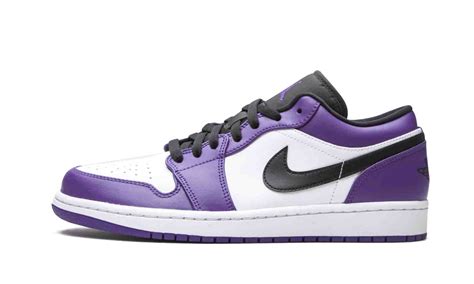 Jordan 1 Low Court Purple White 553558 500 Restocks