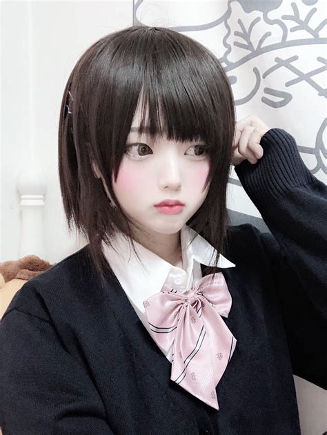 히키 Hiki On Twitter In 2021 Beautiful Japanese Girl Cute Girl Face Cute Korean Girl