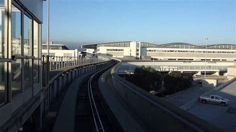 Вокруг аэропорта Сан Франциско Sfo Red Line Airtrain Loop Youtube