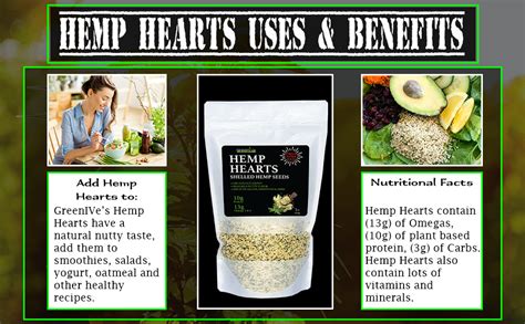 Greenive Hemp Hearts Hulled Hemp Seeds Protein Fiber Exclusively On Amazon 2 Pound 2