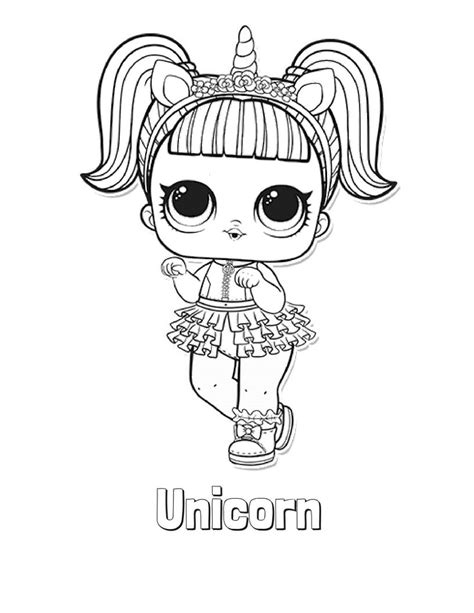 Dolls are so cute and make great coloring pages. Lol Doll Coloring Pages Cute | K5 Worksheets
