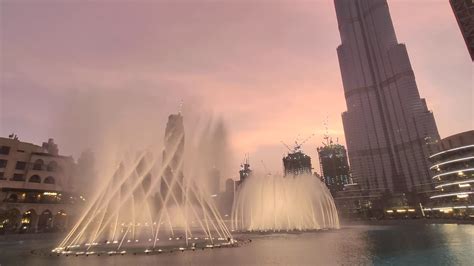 Dubai Fountain Show Uae Youtube