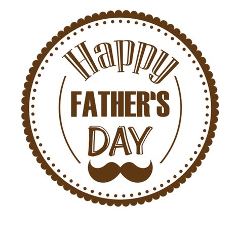 Father's day logo silhouette, feliz dia papa, png. Feliz día de padres placa redonda - Descargar PNG/SVG ...