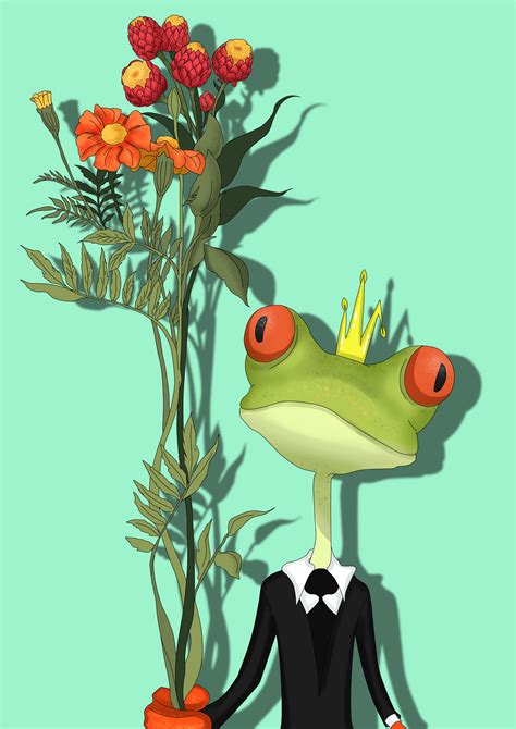 青蛙🐸王子 插画 创作习作 胡三 原创作品 站酷 zcool