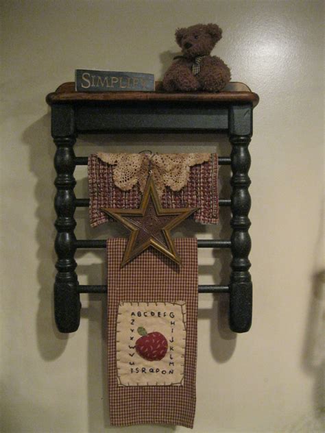 Chair Shelf By Primitive Country Treasures