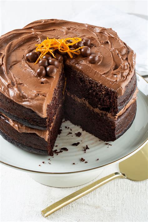 Chocolate Cake With Chocolate Orange Cream Cheese Icing