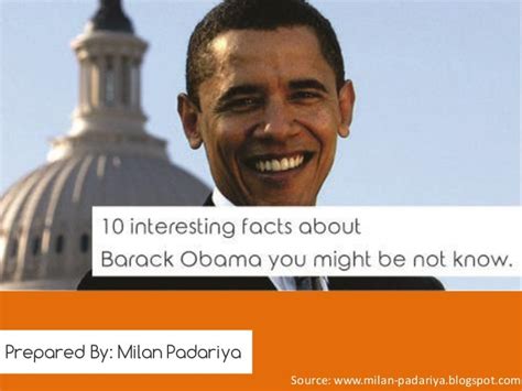 10 Interesting Facts About Barack Obama You Might Be Not Know