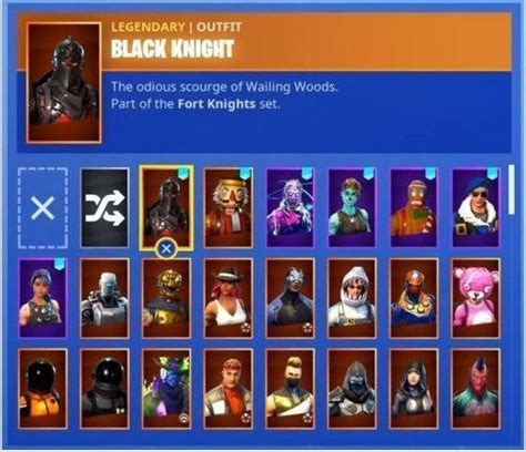 Gaming Pinwire Random Fortnite Account Rare Skins Black Knight 100