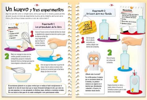 Manual De 50 Experimentos Muy Divertidos Para NiÑos Imagenes Educativas