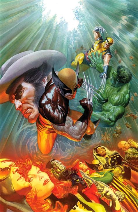Wolverine Cover By Alex Ross Wolverine Art Wolverine Marvel Marvel Art