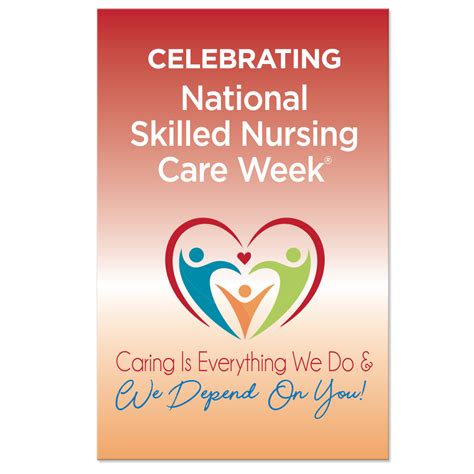 Celebrating National Skilled Nursing Care Week Theme 11 X 17 Posters