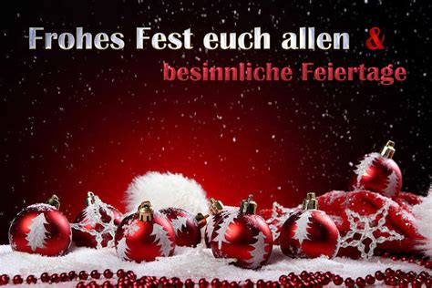 Frohes Fest Und Besinnliche Feiertage Allen