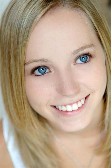 Beautiful Teen With Blue Eyes Royalty Free Stock Image Image 6870136