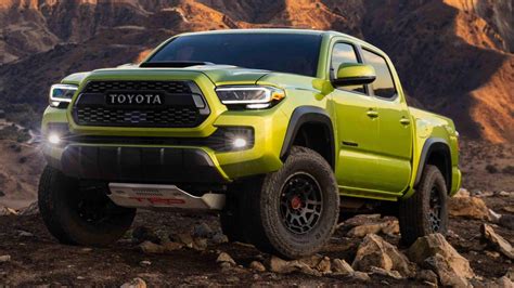 The 2022 Toyota Tacoma Trd Pro Is Lifted Even More And Also Comes In