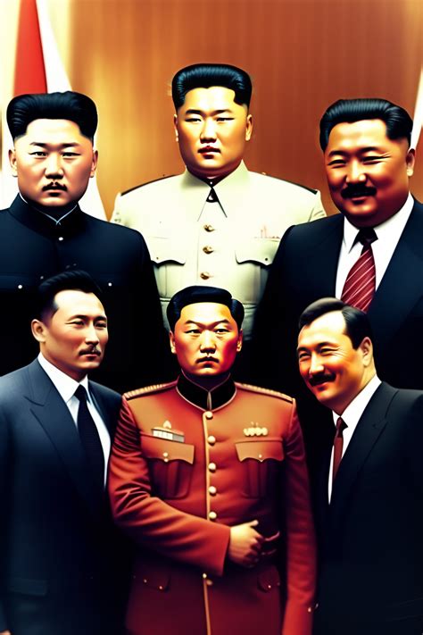 Lexica Portrait Of Wladimir Putin Posing With Kim Jong Un Adolf