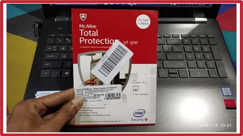 Mcafee Total Protection Product Key Unboxing And Review Mcafee Total