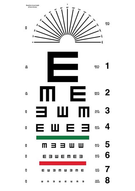 Snellen Eye Chart Print Instant Download Art Print Etsy Eye Chart Printable Instant Download