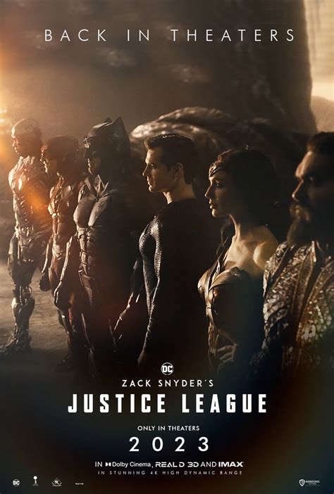 Zack Snyder Justice Leage Poster Theaters 2023 2 By Andrewvm On Deviantart