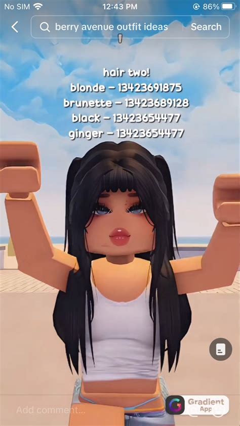 Pin By Ontshi On Game In 2023 Black Hair Roblox Roblox Codes Roblox