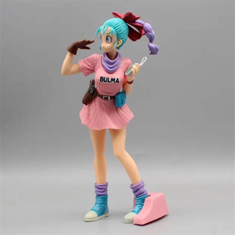 dragon ball z anime figure bulma glitter and glamours figurine pvc collectible toy 17 99 picclick