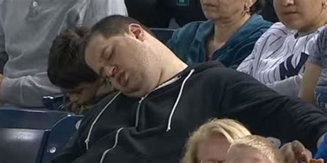 Dude Who Fell Asleep During Yankees Game Suing Mlb Espn For 10