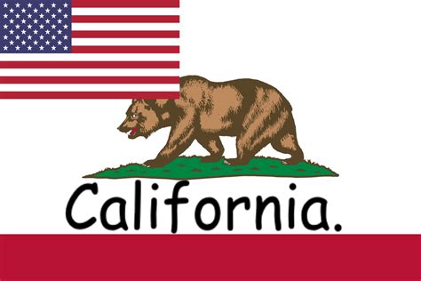 Flag Of California If They Realized They Were A Us State R