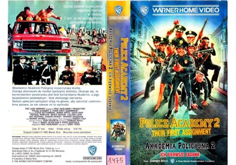 Police Academy 2 Their First Assignment 1985 On Warner Home Video Poland Vhs Videotape