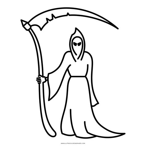 Dibujos de la muerte faciles. Morte Desenho Para Colorir - Ultra Coloring Pages