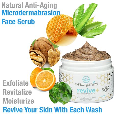 Era Organics Microdermabrasion Face Scrub And Facial Mask In One For